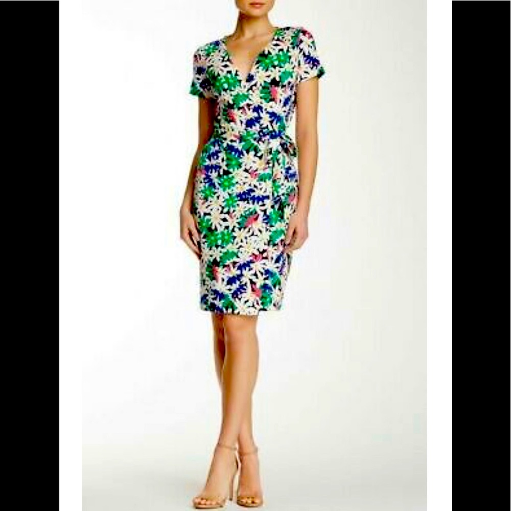 NWOT Diane von Furstenberg Garden Daisy Wrap Dress